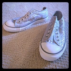 Shiny Slipper Style Converse